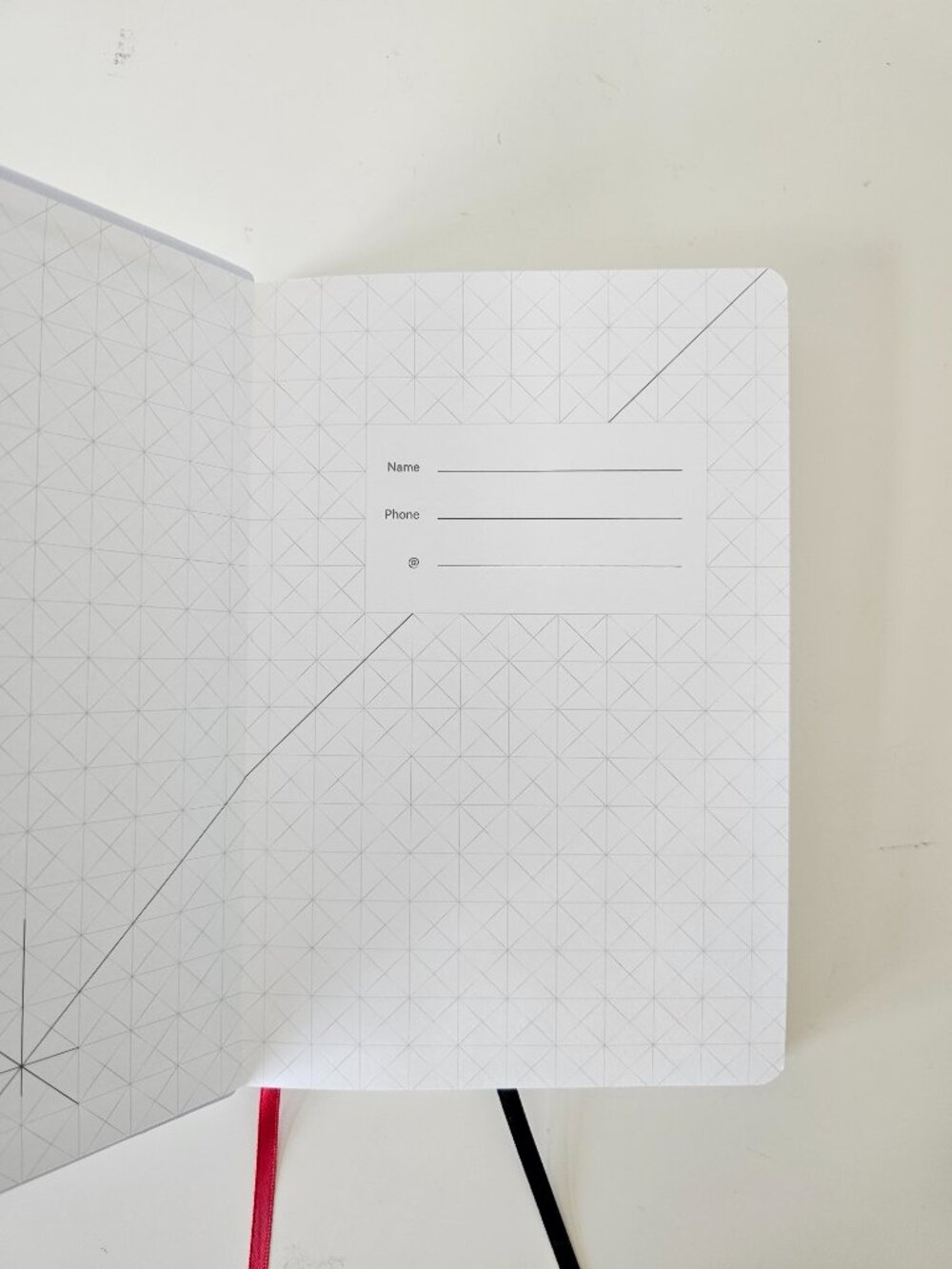 New LULULEMON White Membership Notepad Notebook Red & Black Ribbon Bookmarks - Picture 4 of 8